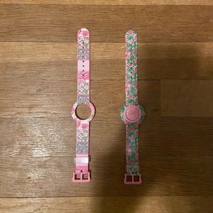 lilly pulitzer watch bands and clock face